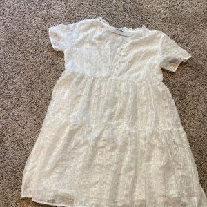 White Feather Dress